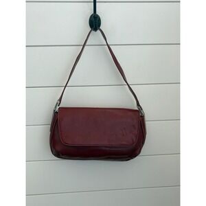 The Limited Shoulder Bag Red Leather Y2K Vintage Purse Designer Handbag